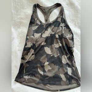 Athleta Camouflage Tank Top - Black and Brown